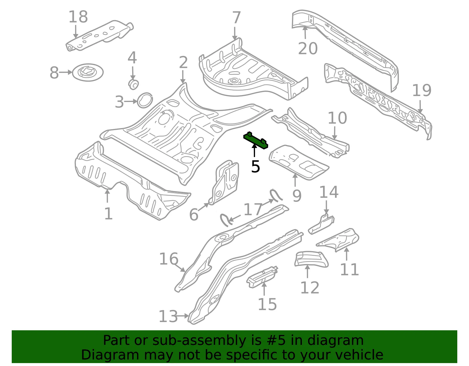 Stud Plate - Volvo (9444306) - view 2
