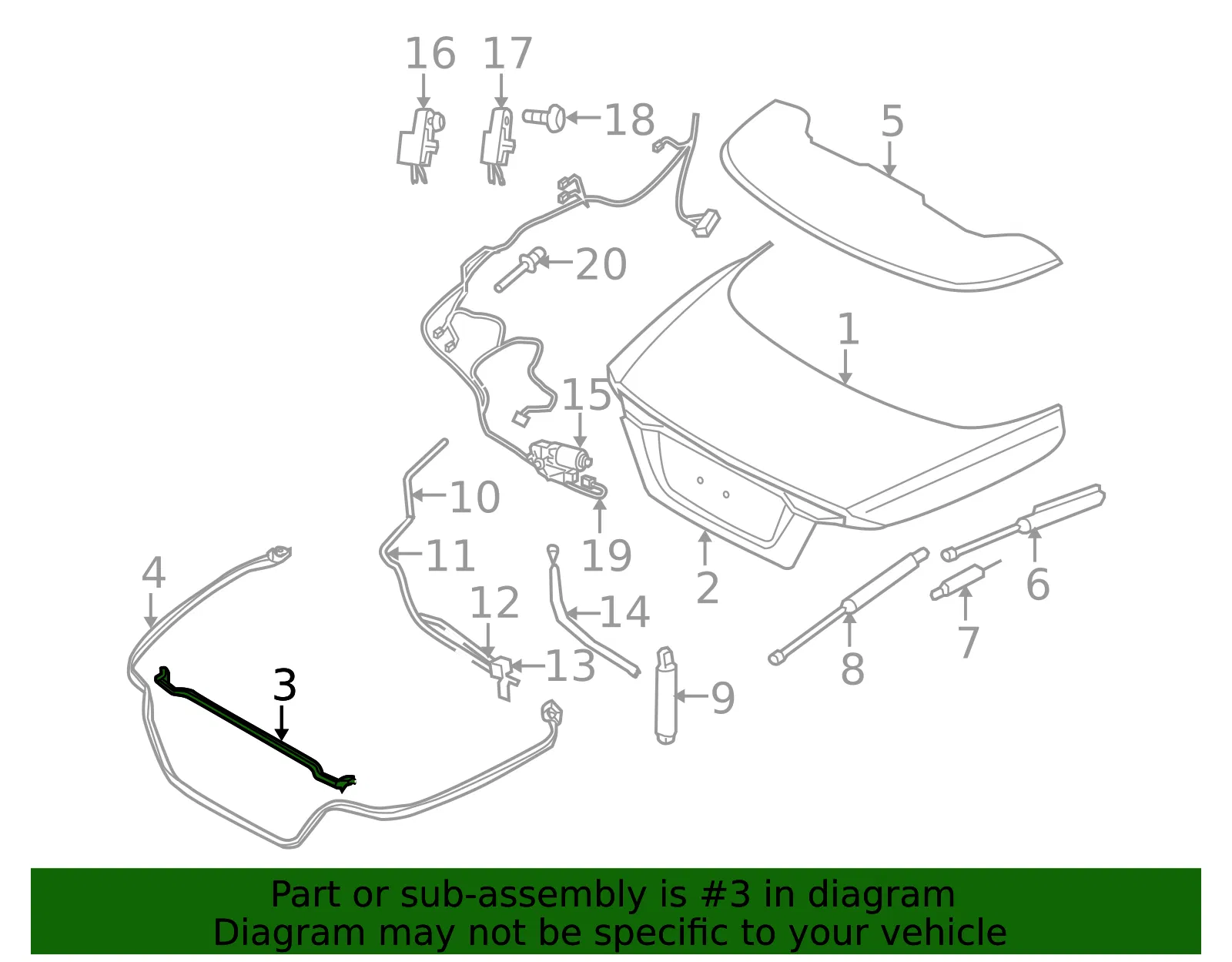Convertible Top Seal - Volvo (9466699) - view 2