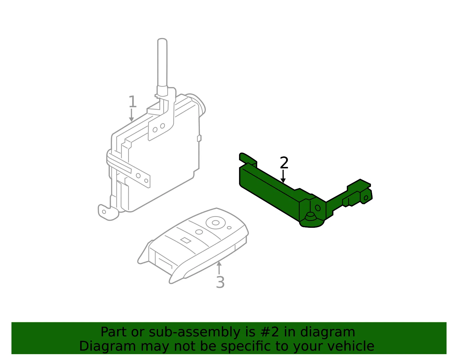 Antenna - Kia (95420-A7200) - view 2
