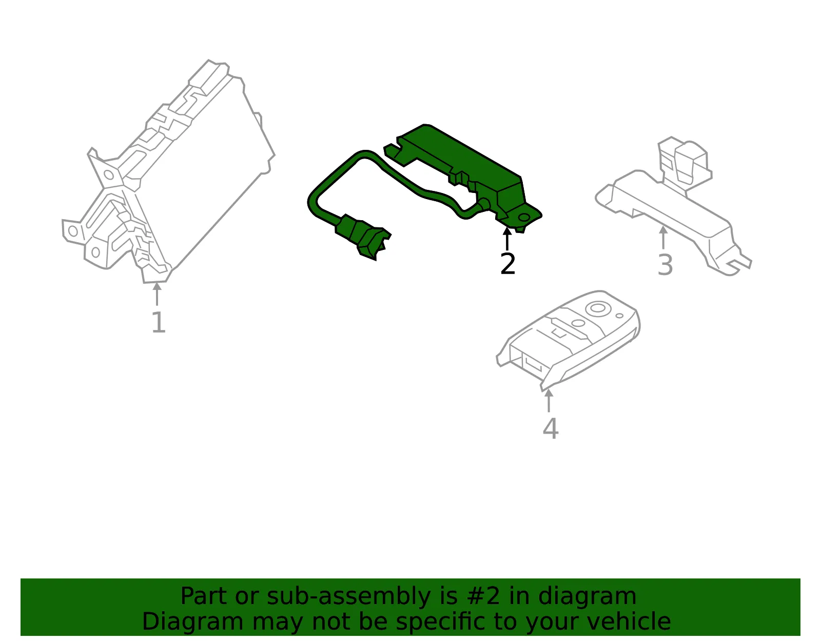 Antenna - Kia (95420-E4000) - view 2