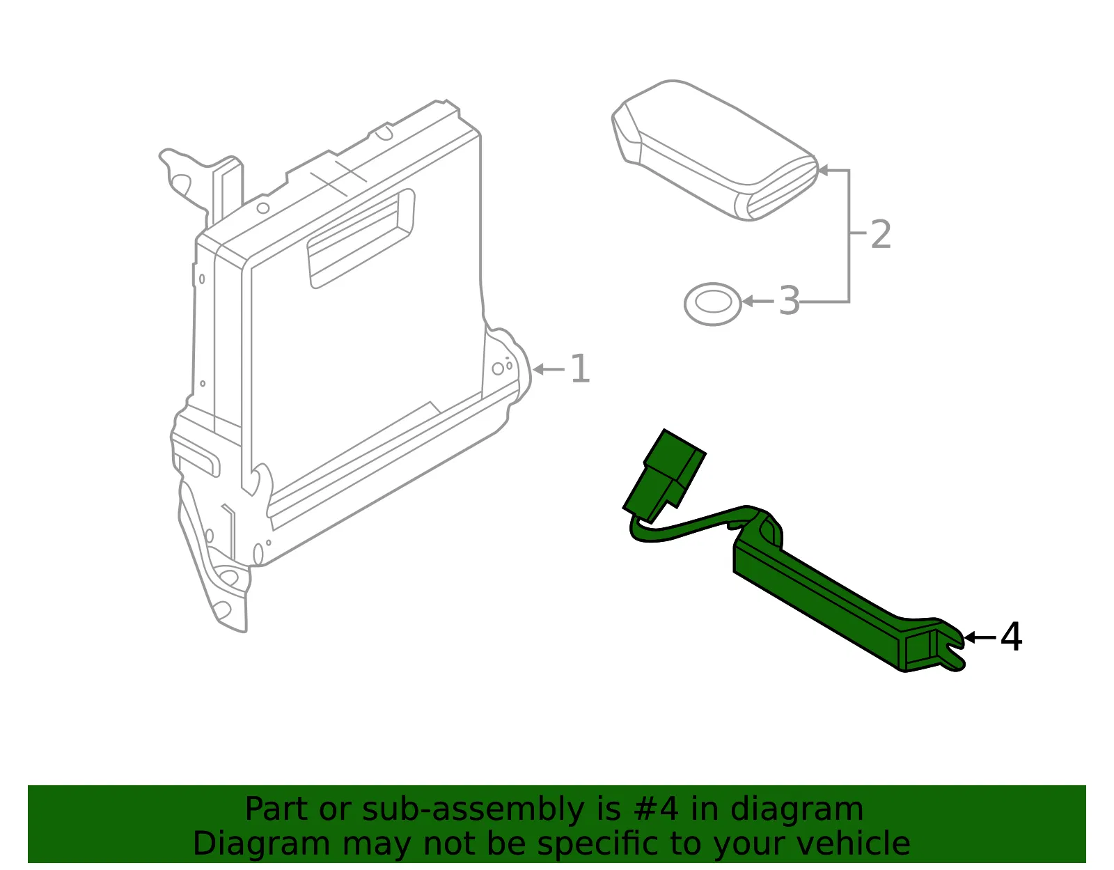 Antenna - Kia (95420-J7200) - view 2