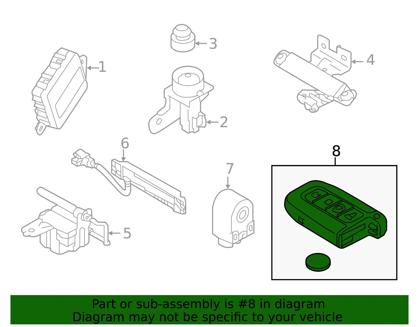 Remote Control - Kia (95440-3R600) - view 2