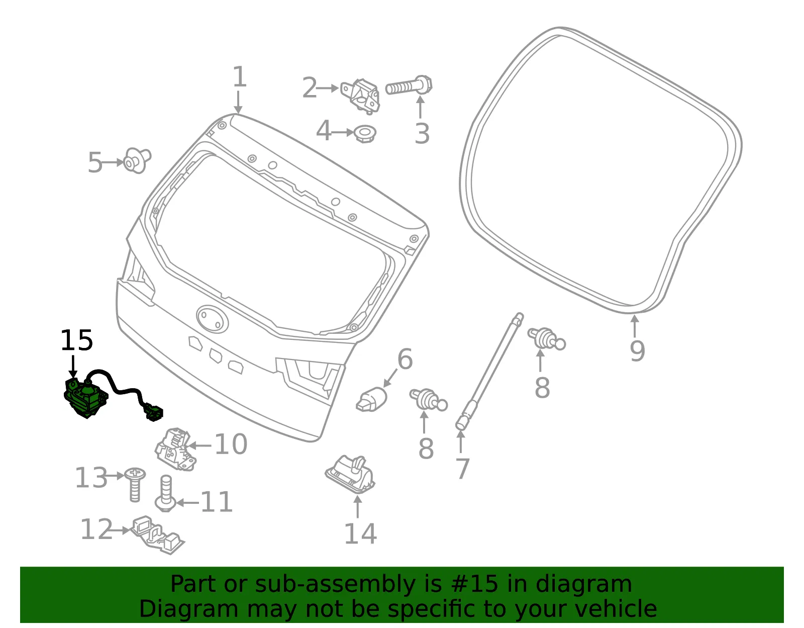 Rear Camera - Kia (95760-1M600) - view 2