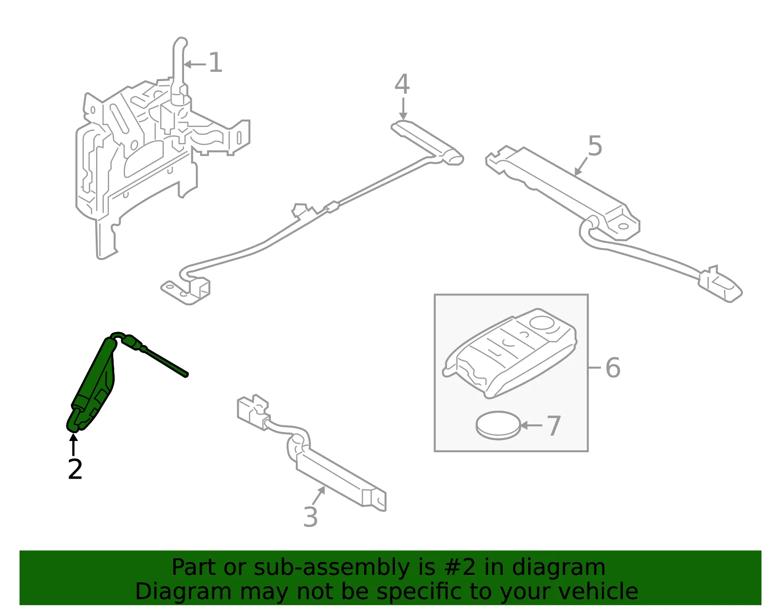 Antenna - Kia (95790-C5400) - view 2