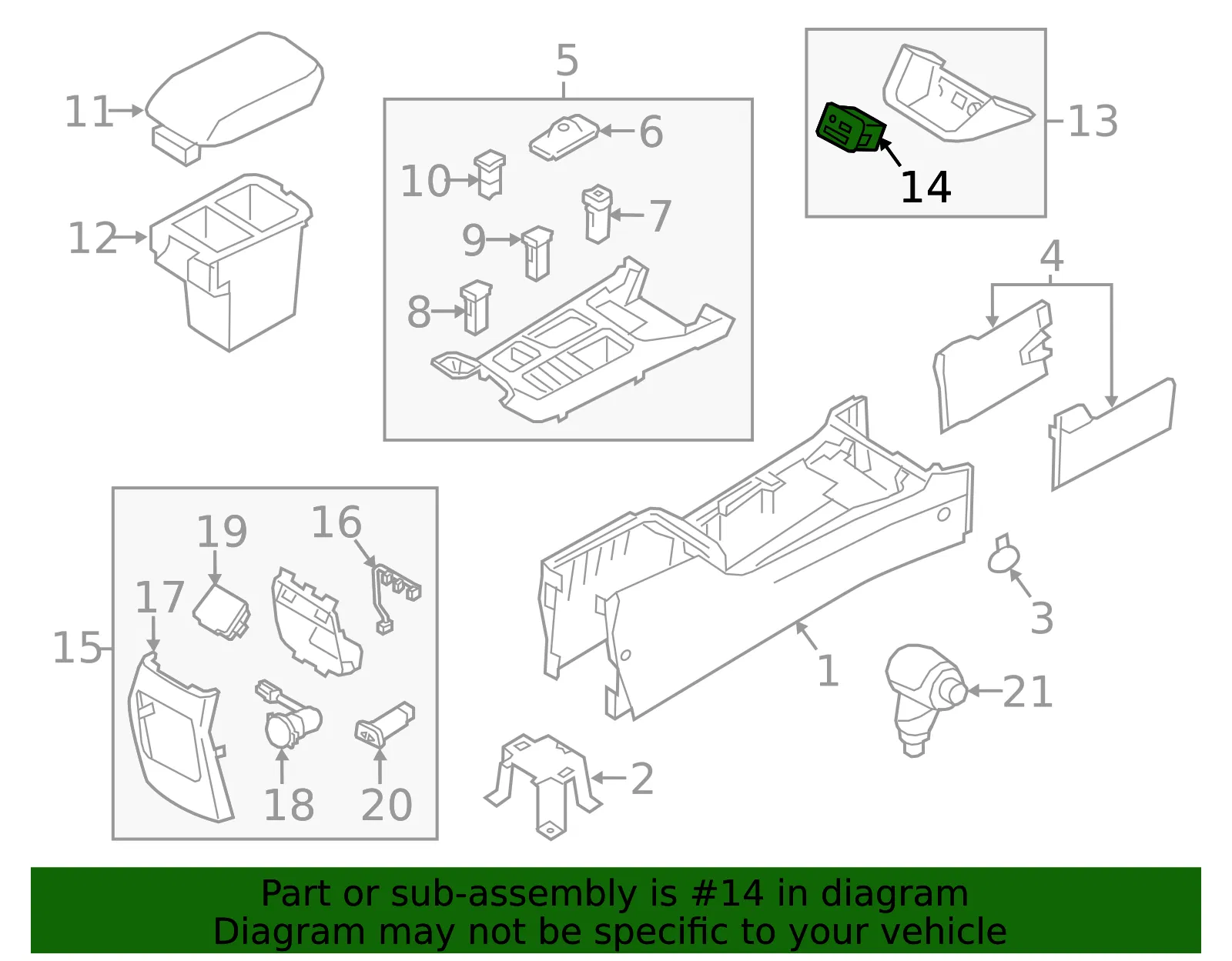 Auxiliary Jack - Kia (96120-2PBA0) - view 2