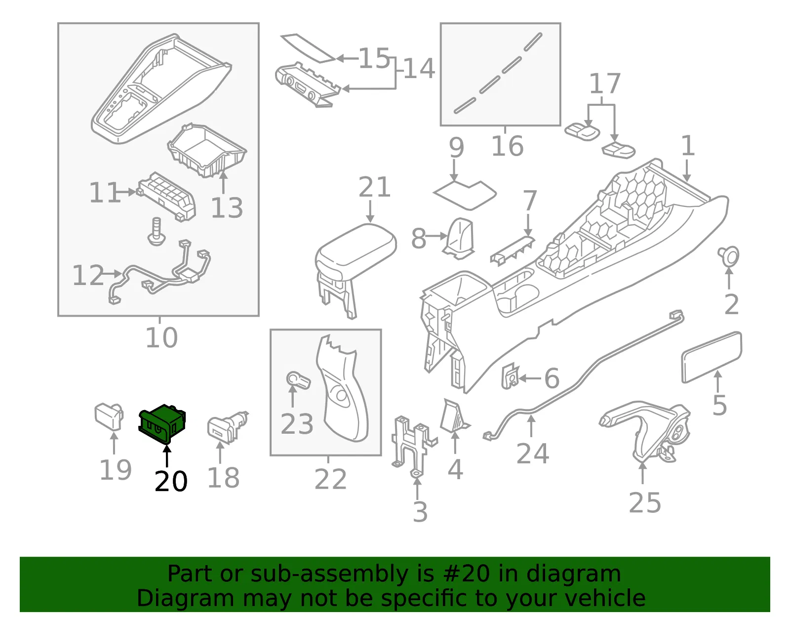 Auxiliary Jack - Kia (96120-H8301) - view 2