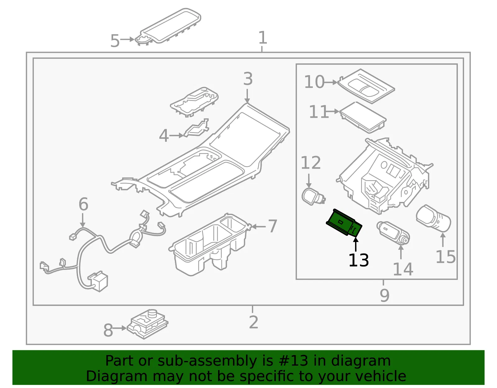 Auxiliary Jack - Kia (96122-S9100) - view 2