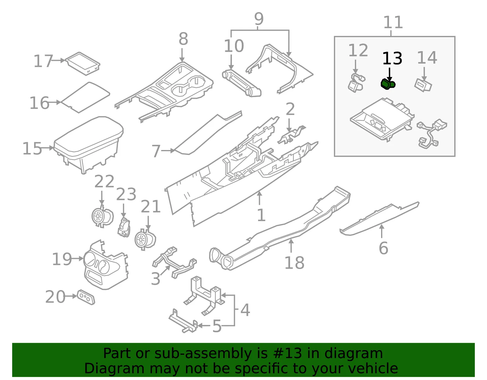 Auxiliary Jack - Kia (96120-J5500CA) - view 2