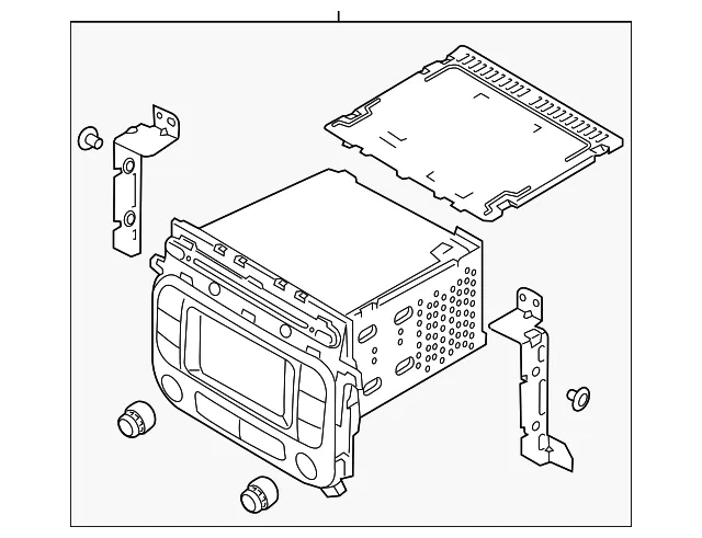 Radio - Kia (96180-B0010WK)