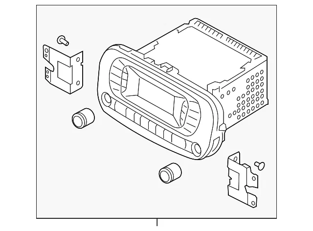 Radio - Kia (96180-E4040CA)