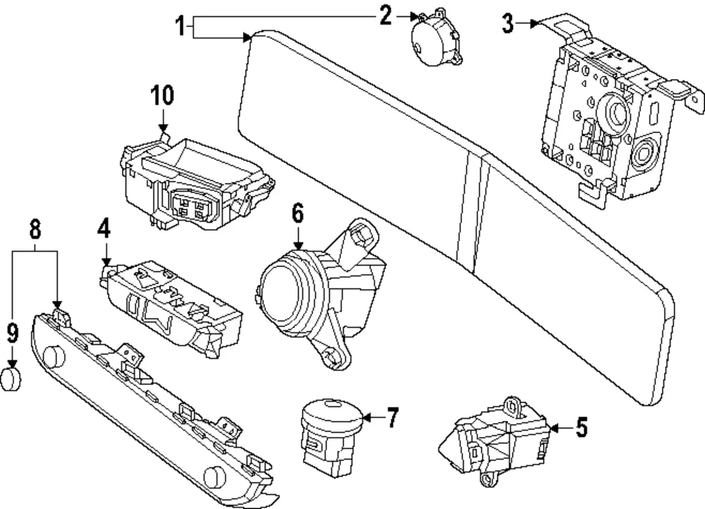 Temp Control Knob - Kia (96173-P2540FHL)