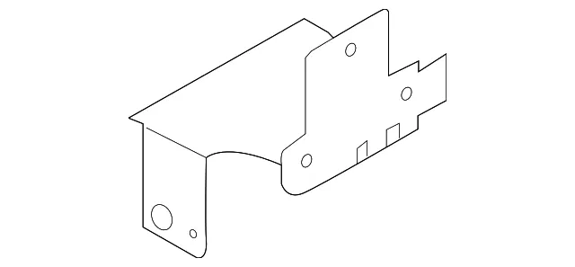 Radio Lower Bracket - Kia (96176-2T000)