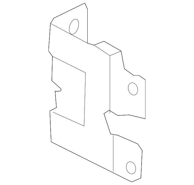 Radio Mount Bracket - Passenger Side (RH) - Kia (96176-B2000)