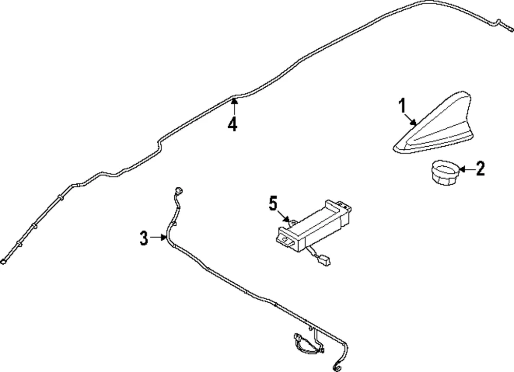 Satellite Antenna - Kia (96210-DO500ISM)
