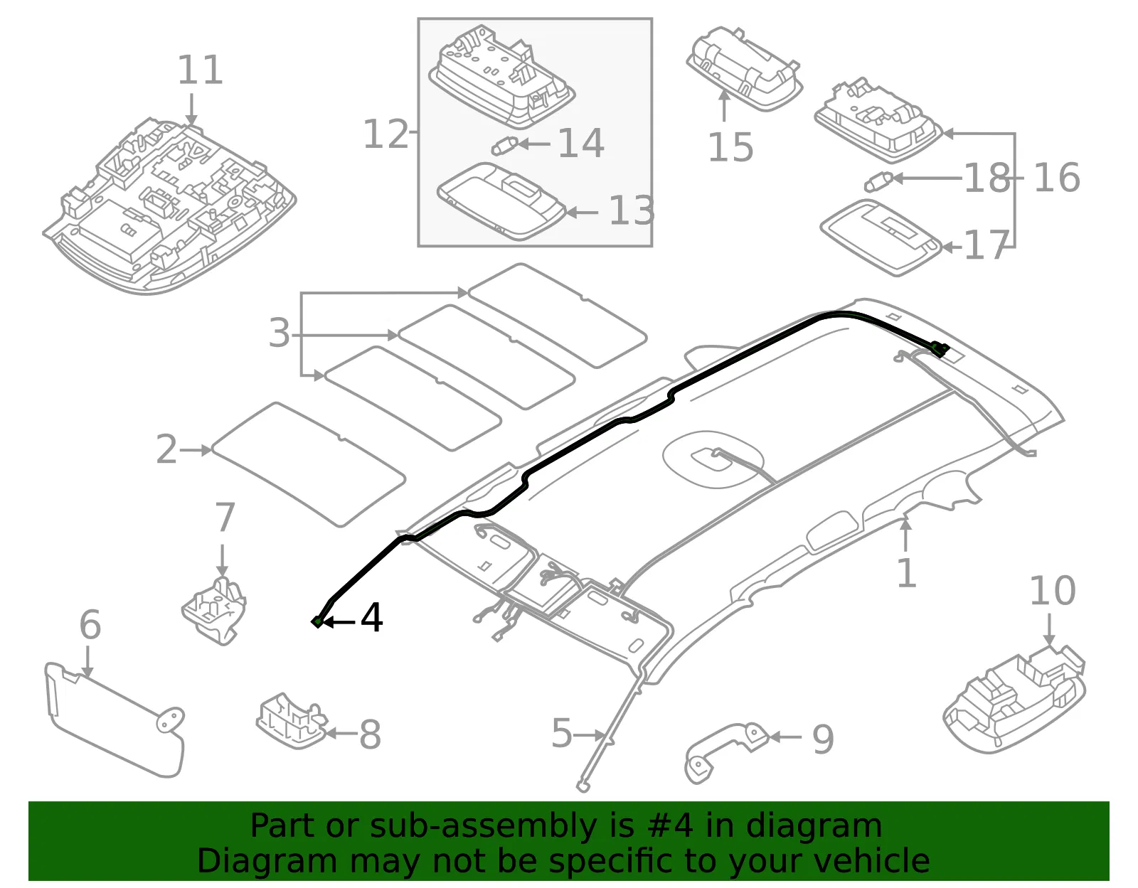 Antenna Cable - Kia (96230-R5400) - view 2