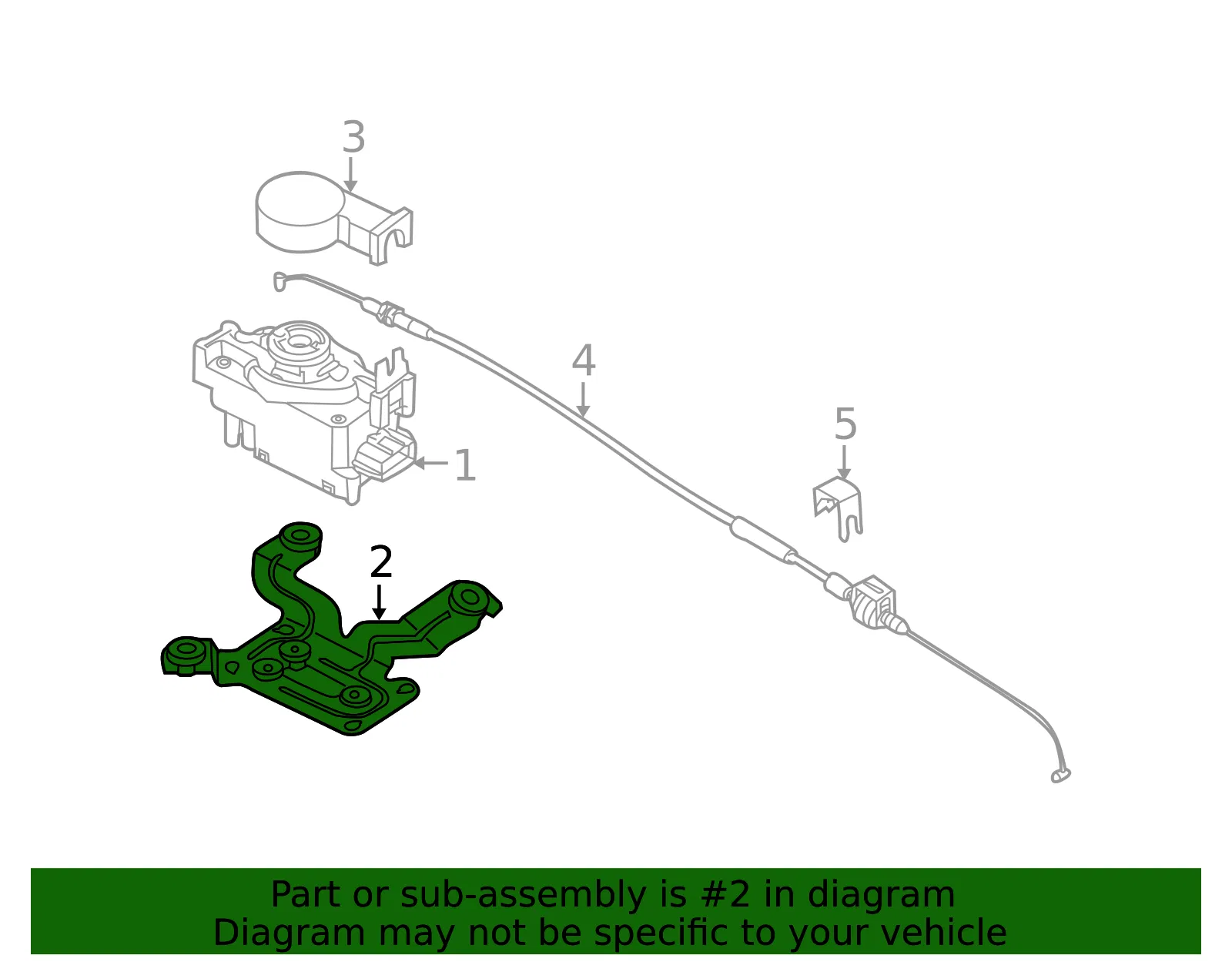 Mount Bracket - Kia (96420-2K000) - view 2