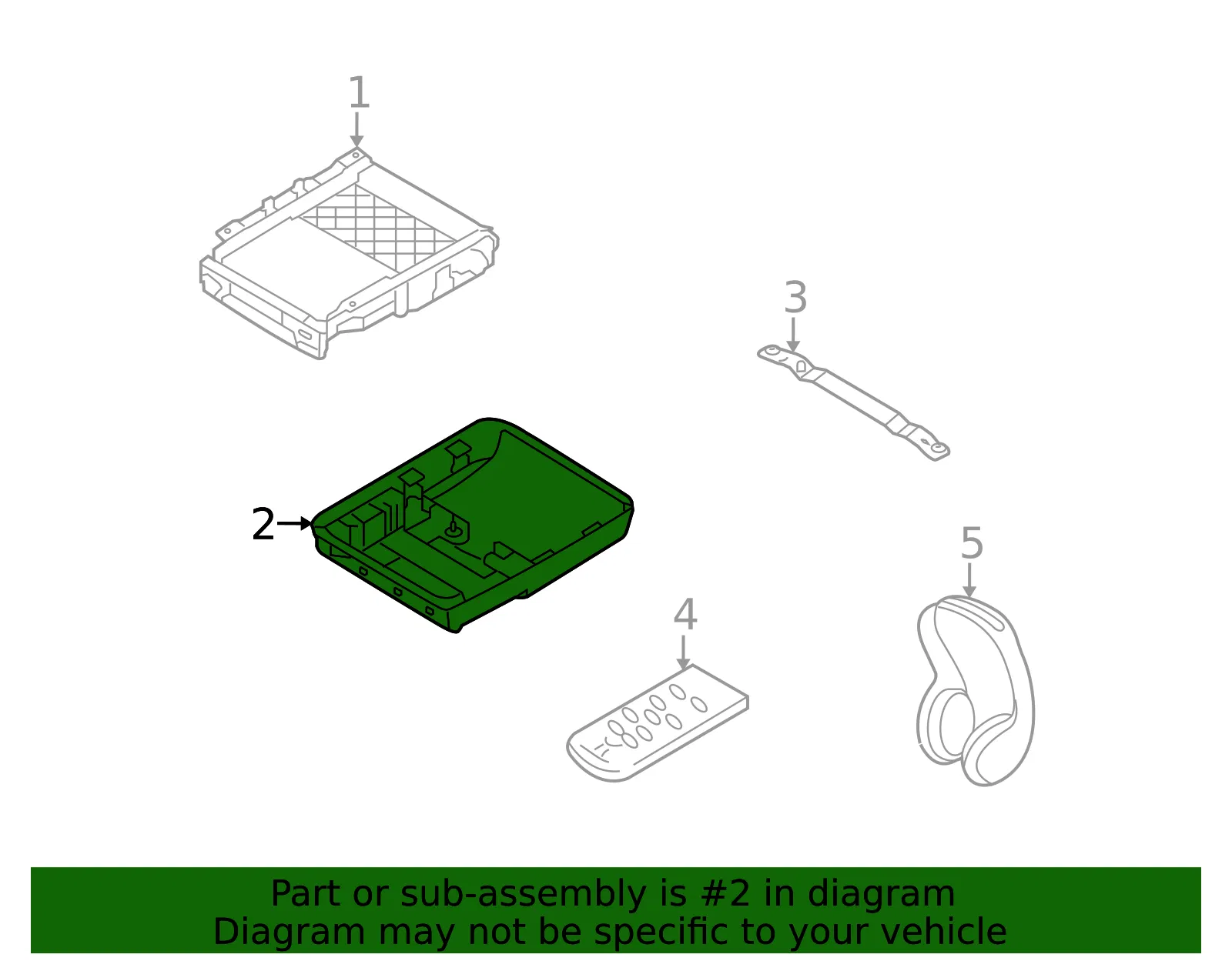 Cover - Kia (96564-4D000TW) - view 2