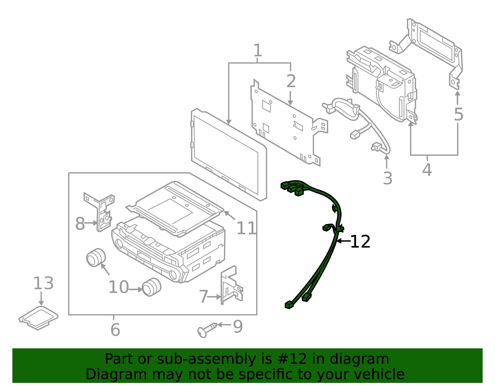 Cable - Kia (96590-3TCA0) - view 2