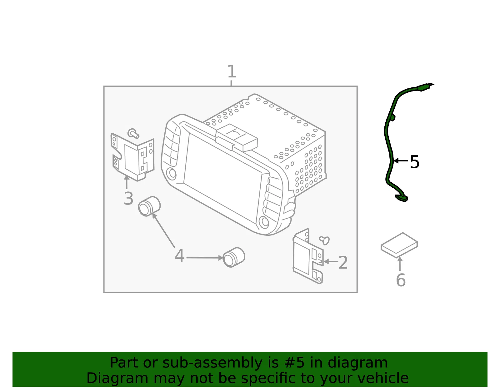 Cable - Kia (96595-B2000) - view 2