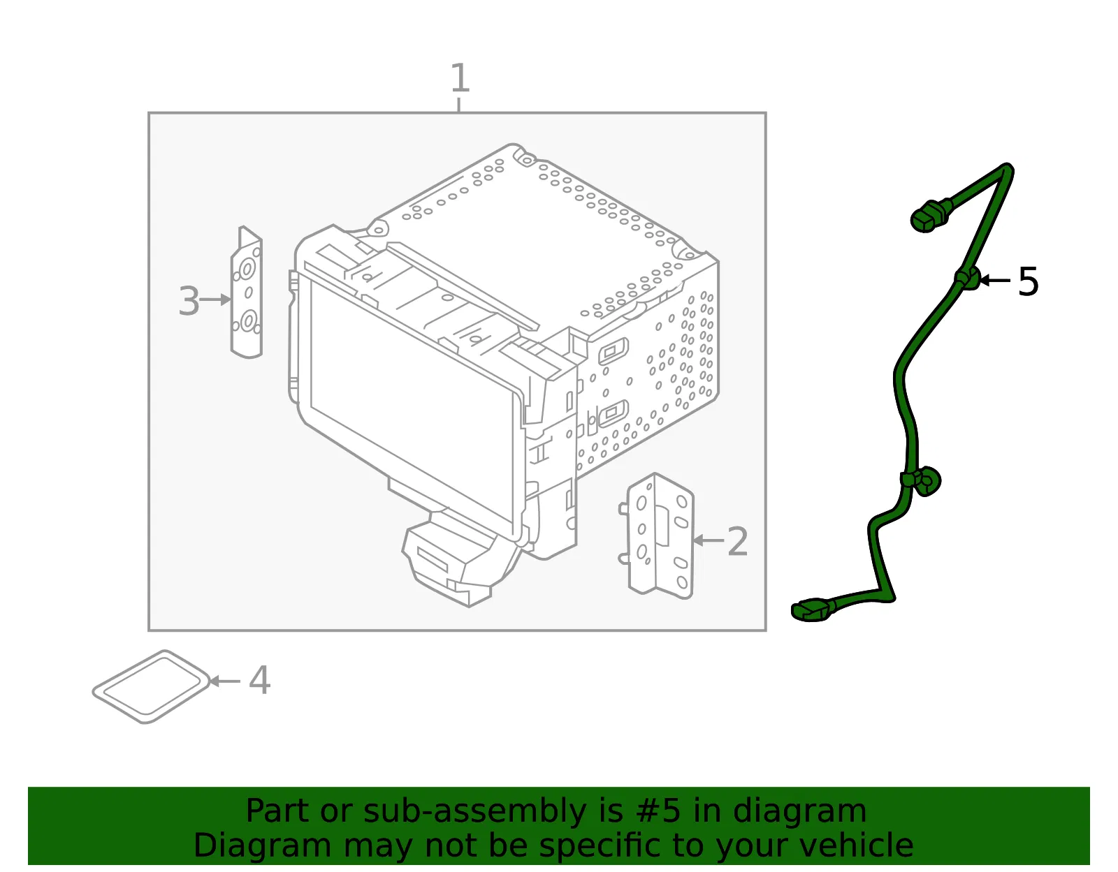 Cable - Kia (96595-D9000) - view 2