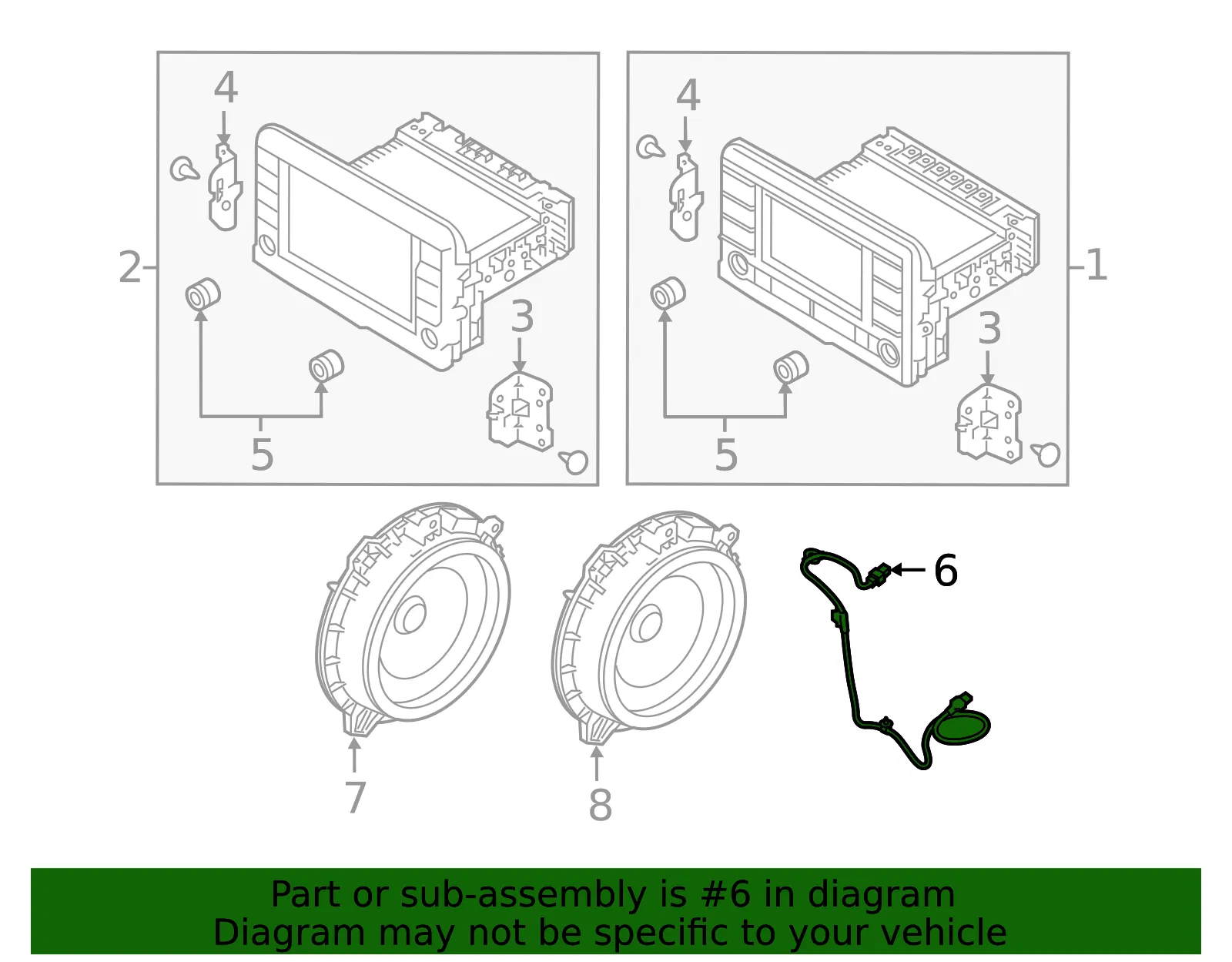 Cable - Kia (96595-H8000) - view 2