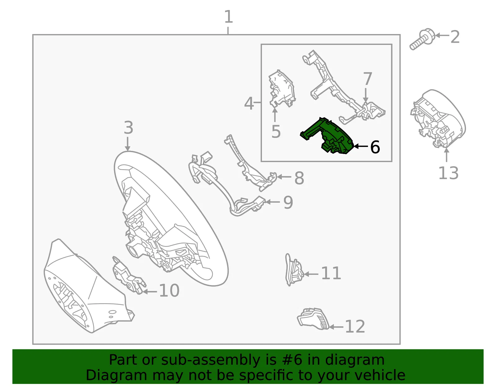 Remote Control - Driver's Side (LH) - Kia (96710-D9530) - view 2