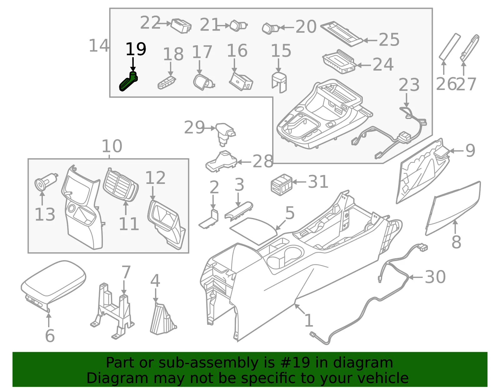 Remote Control - Kia (96710-Q5040) - view 2