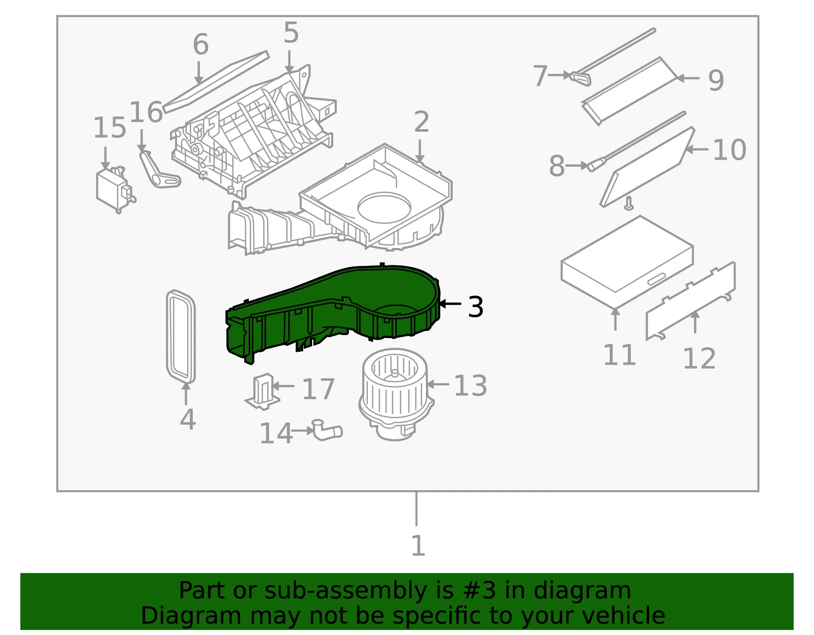 Case Assembly - Kia (97101-3B000) - view 2