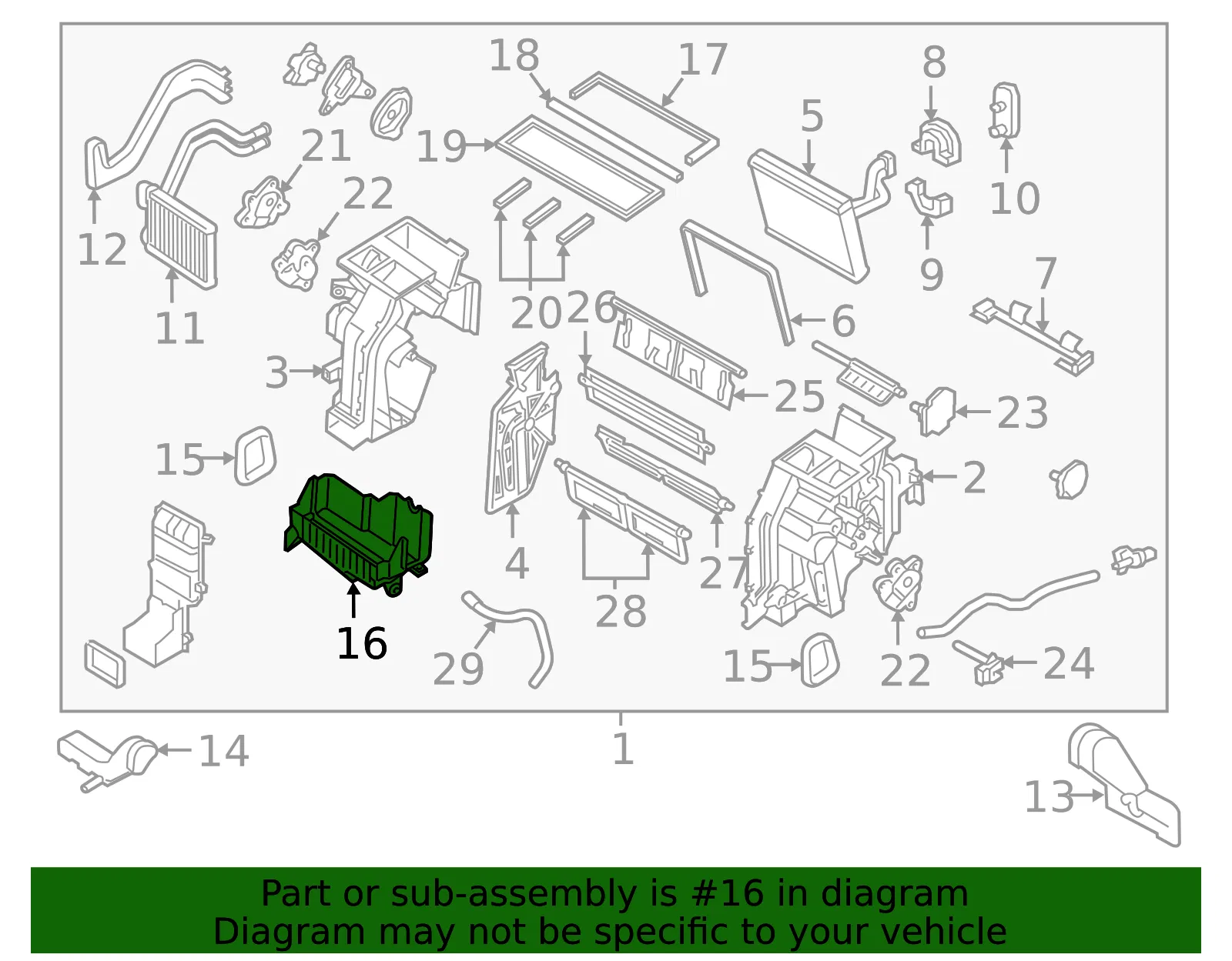 Case Assembly - Kia (97136-D5000) - view 2