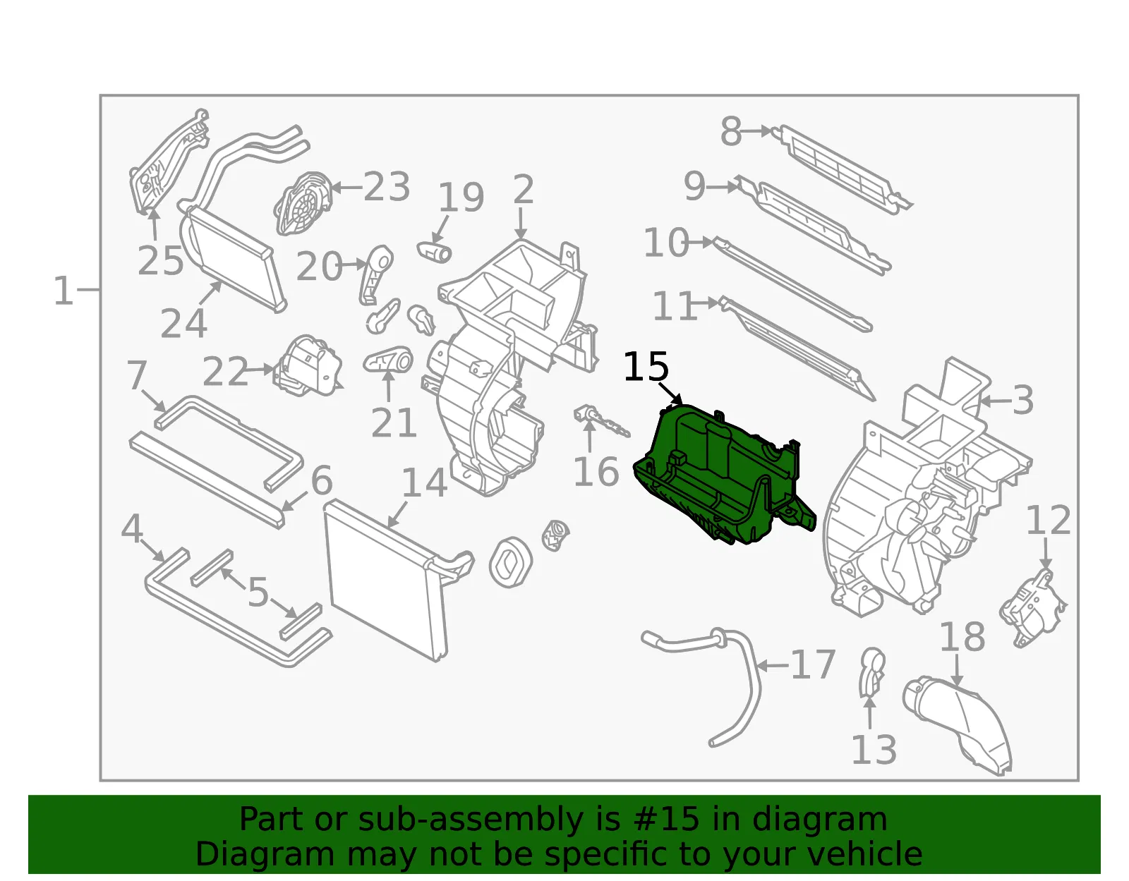 Case Assembly - Kia (97137-1M100) - view 2