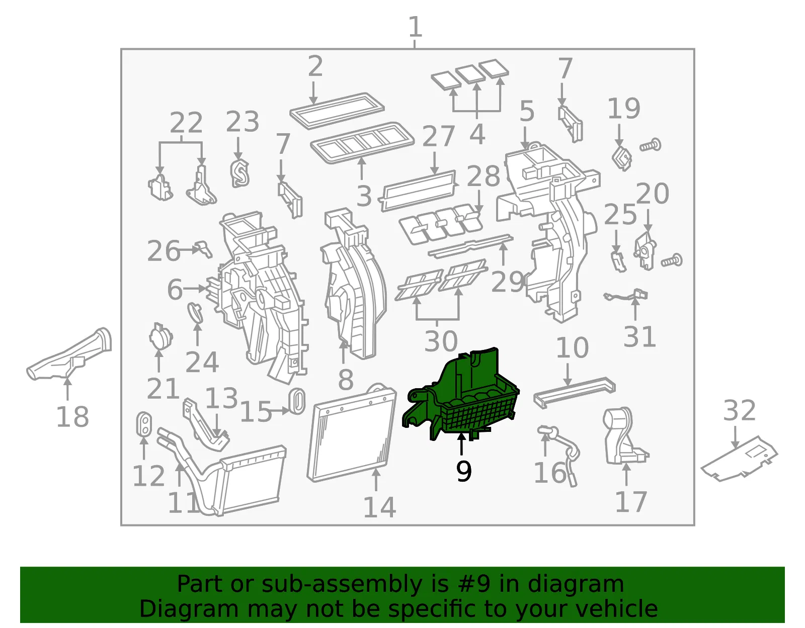 Case Assembly - Kia (97137-S9000) - view 2
