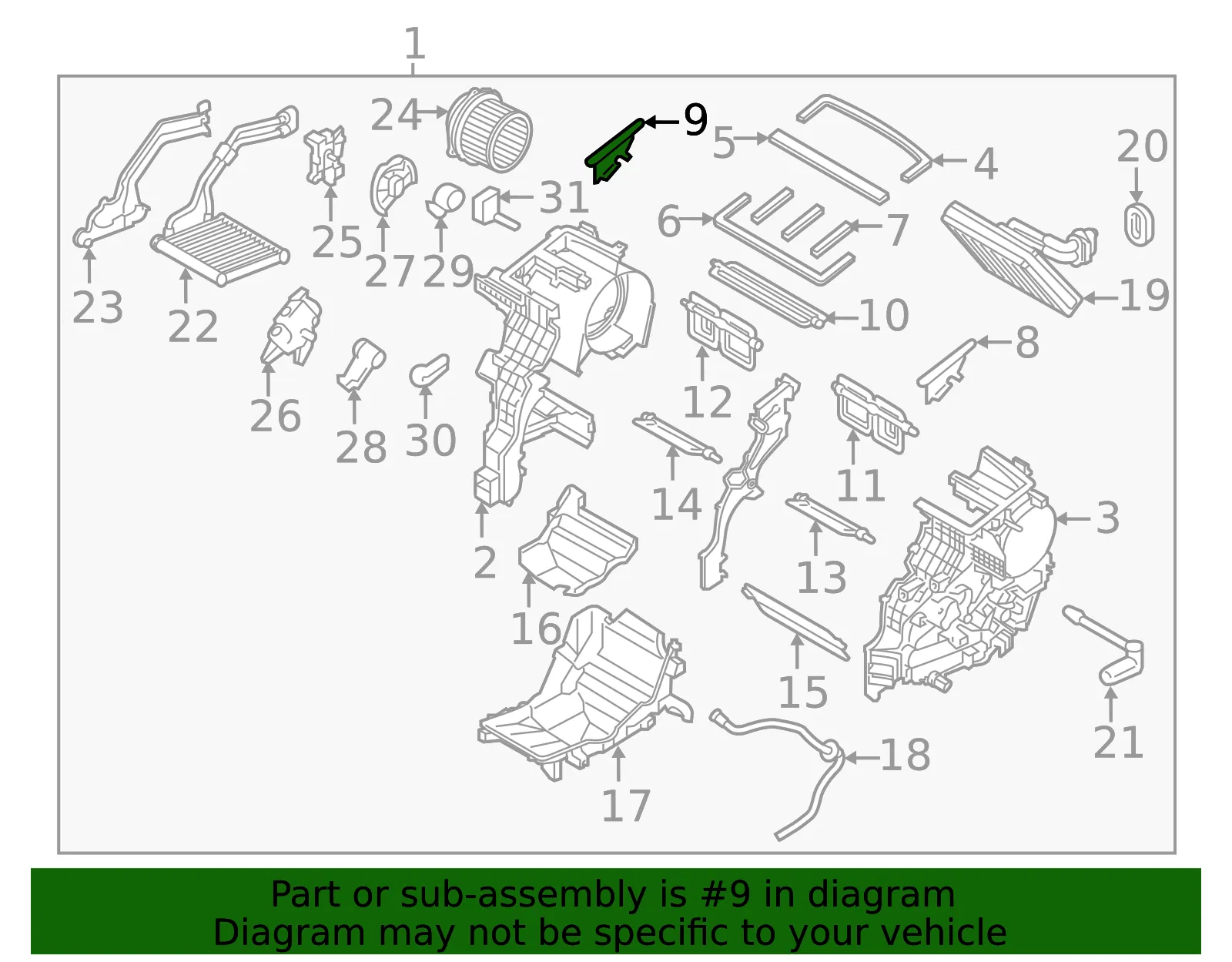 Guide - Driver's Side (LH) - Kia (97203-B2000) - view 2