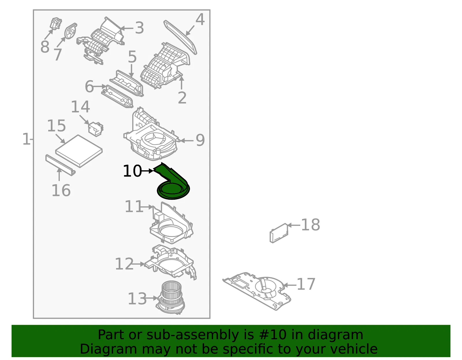 Case Assembly - Kia (97206-R5011) - view 2