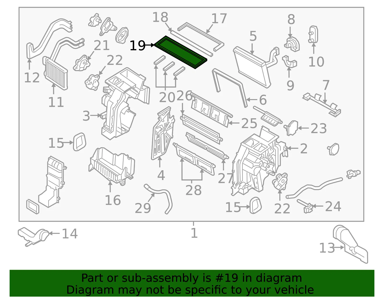 Upper Seal - Kia (97245-D5000) - view 2