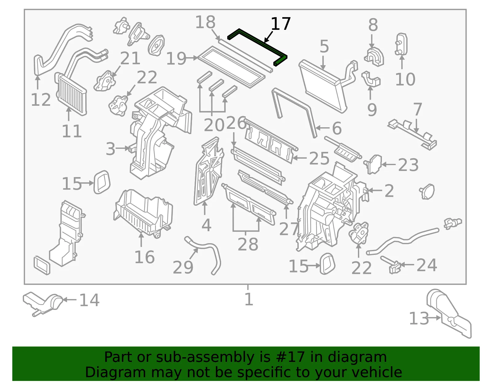 Upper Seal - Kia (97245-D5010) - view 2