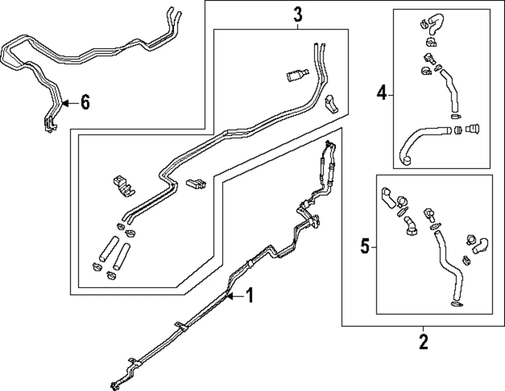 Rear AC Line - Kia (97770-ES000)