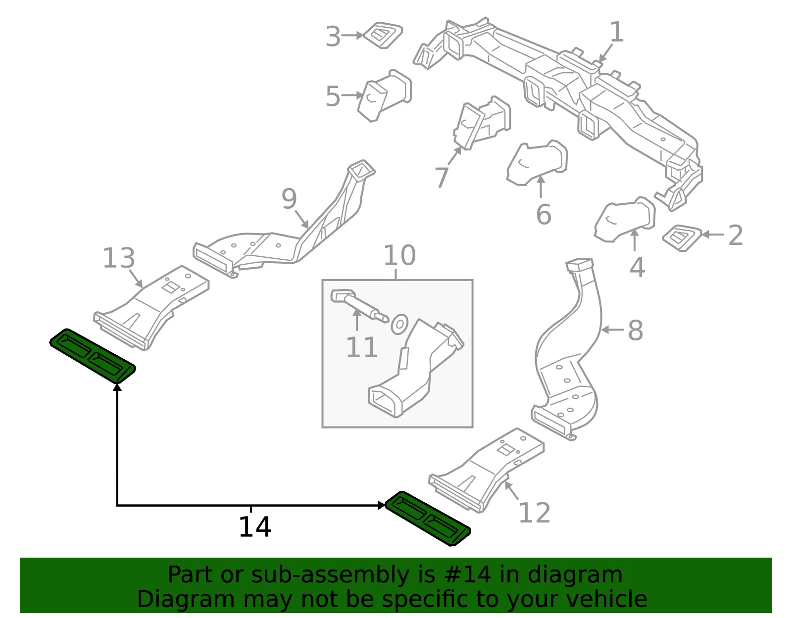 Extension - Kia (97366-3T000) - view 2