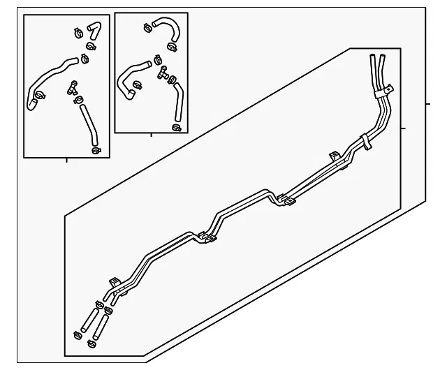 Hose & Tube Assembly - Kia (97540-R0AA0)