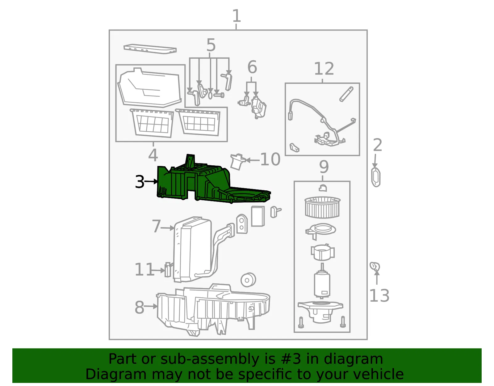 Case Assembly - Kia (97604-3E400) - view 2