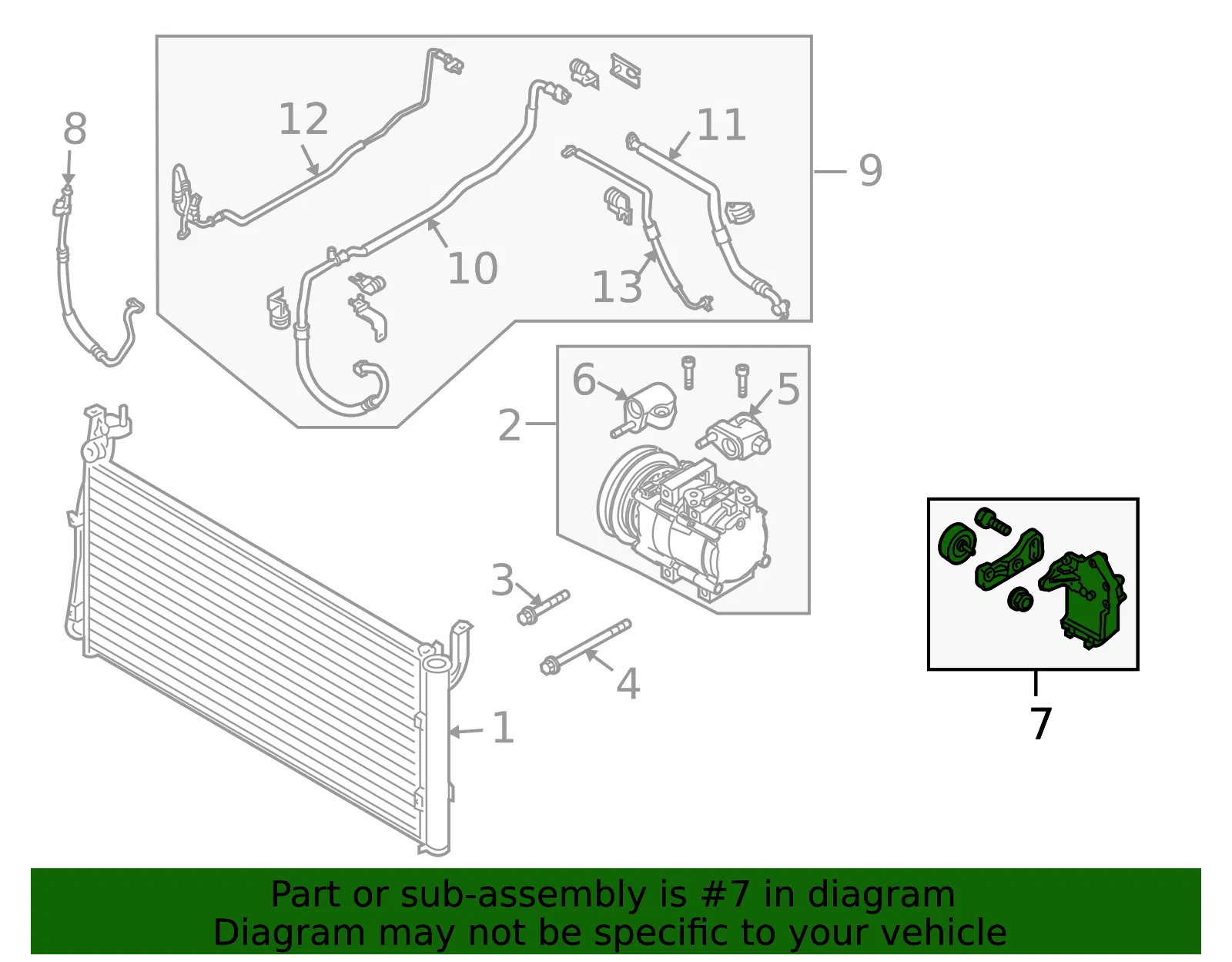 Mount Assembly - Kia (97702-3F000) - view 2