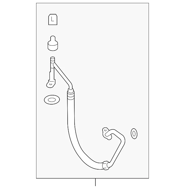 Discharge Hose - Kia (97762-D5100)