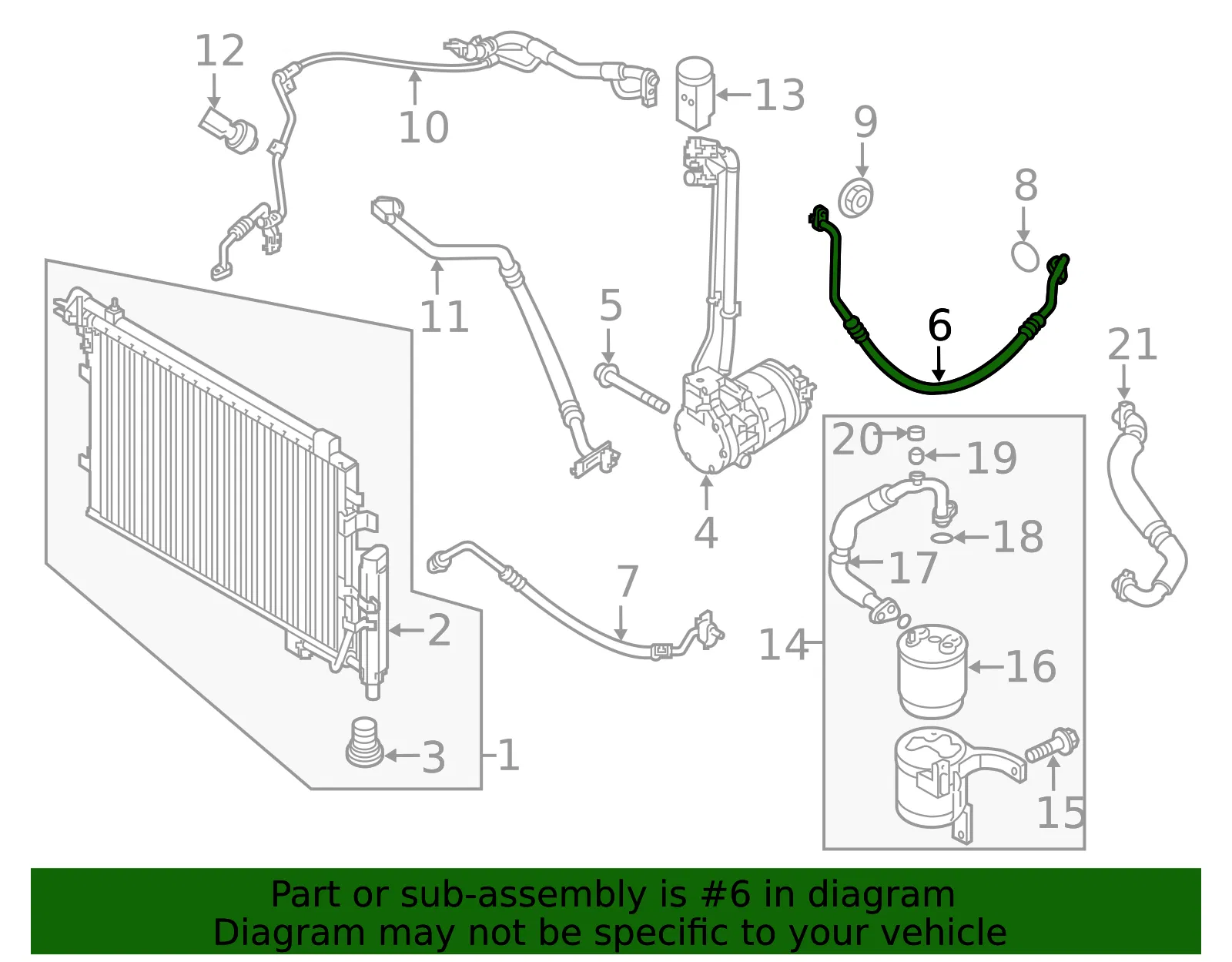 Discharge Hose - Kia (97762-E4000) - view 2