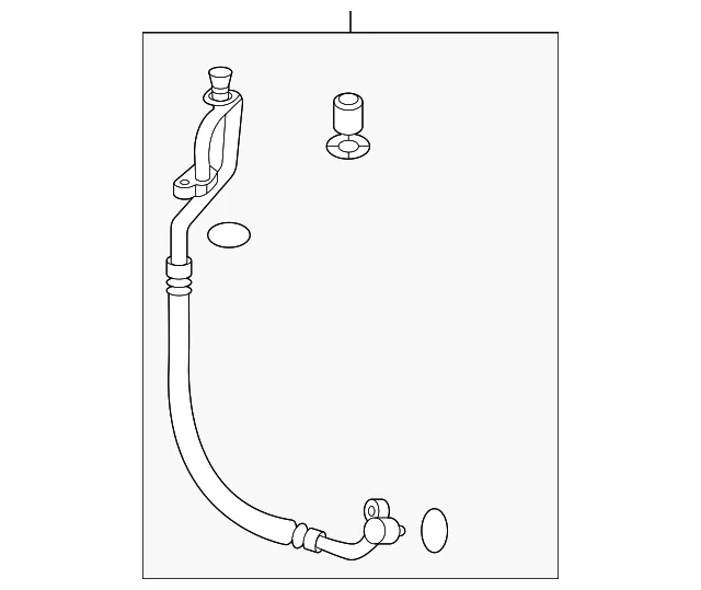 Discharge Hose - Kia (97762-Q5210)
