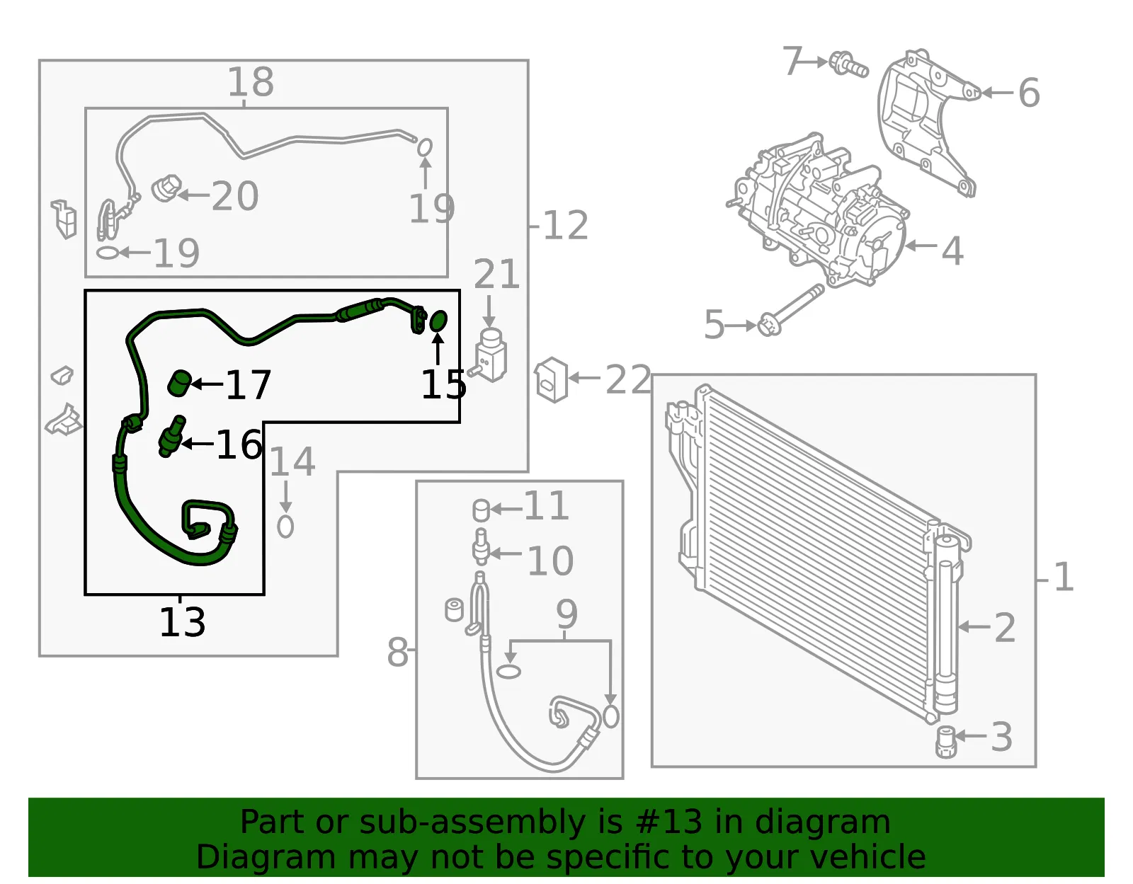 Return Line Assembly - Kia (97763-4R101) - view 2