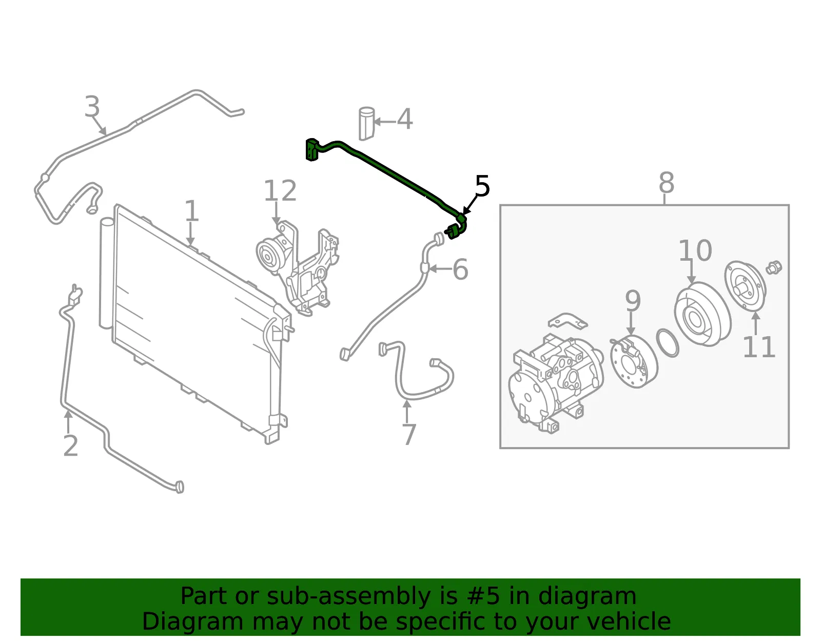 Suction Pipe - Kia (97764-3E200) - view 2