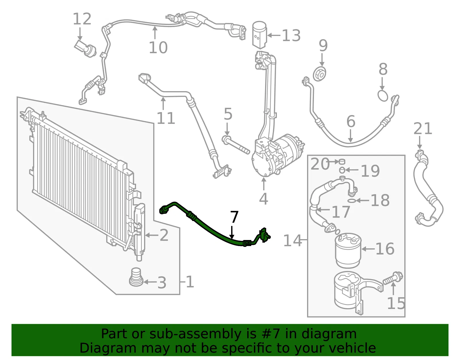 Discharge Hose - Kia (97765-E4000) - view 2