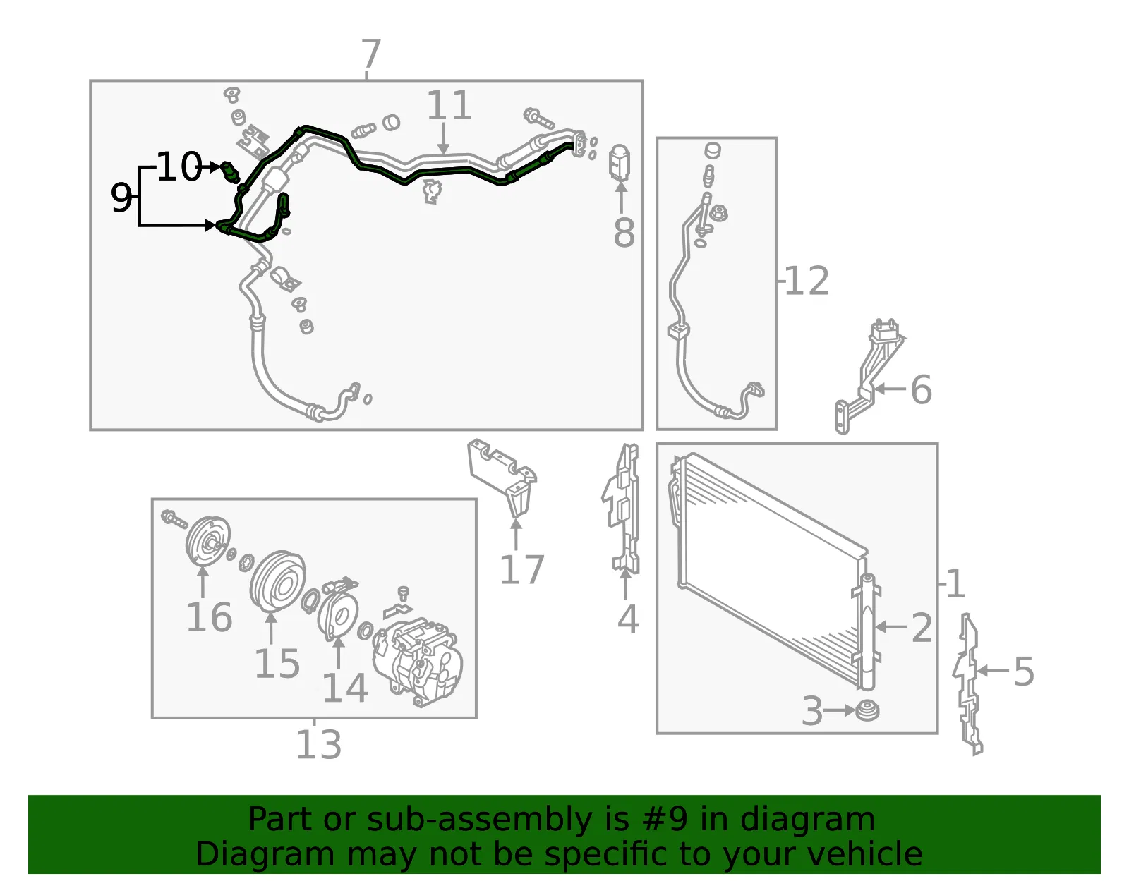 Liquid Line - Kia (97767-1U100) - view 2