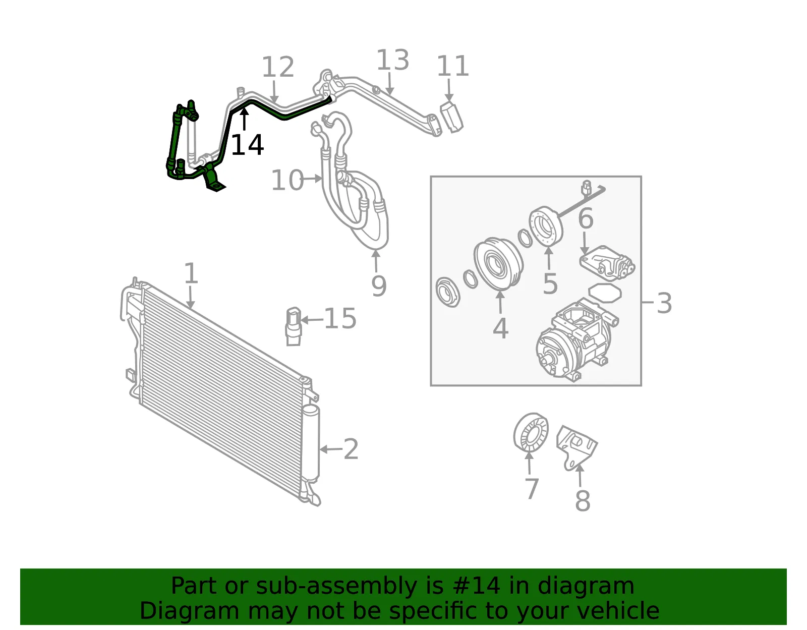 Liquid Line - Kia (97768-2E100) - view 2