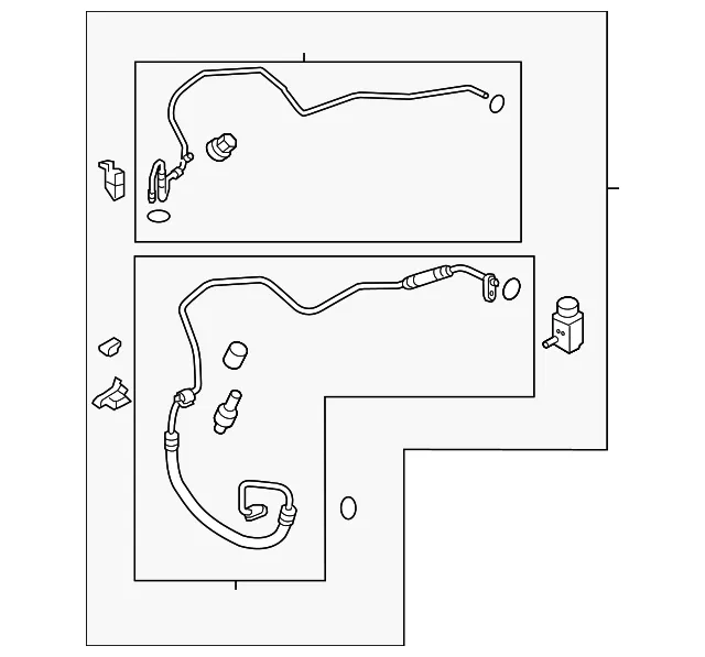 Hose & Tube Assembly - Kia (97775-4U500)