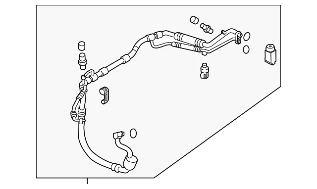 Hose & Tube Assembly - Kia (97775-H9170)